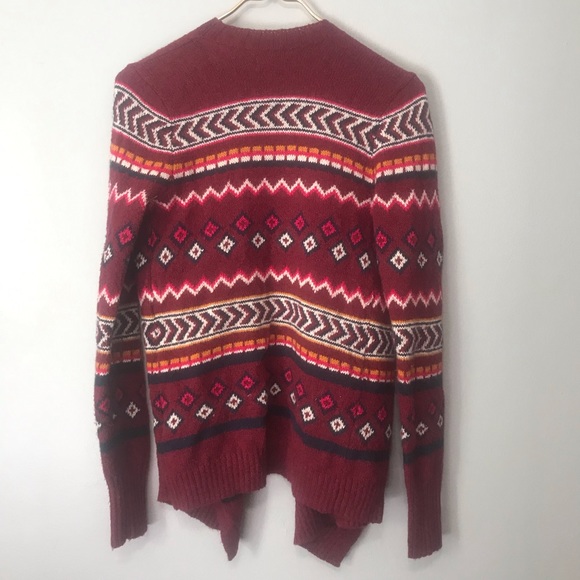 Hollister Drape Open Sweater Boho Cardigan Sweater - Picture 2 of 3